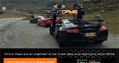 Desktop Screenshot of circuit-days.co.uk